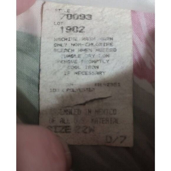 Ladies 22 Vintage Floral Print Button Down Shirt with‎ Pockets Cottagecore Style - Picture 7 of 8